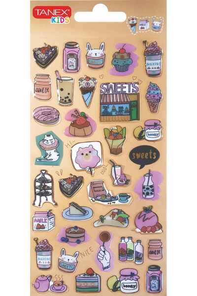 Tanex ملصق سلسلة كريستال-2 الشفاف TNX-26502