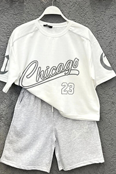 ESSFASIHON طقم ملابس علوي وسفلي للجنسين مكون من مطبوع قطع