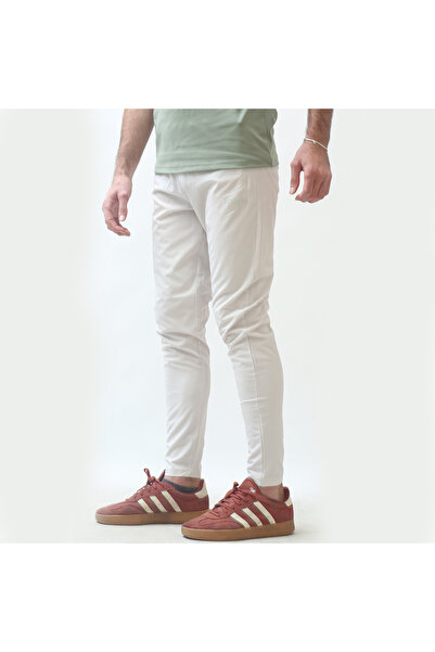 NTB Nature The Brand Ανδρικό Μπεζ εφαρμοστό Ελαστικό Αθλητικό Παντελόνι