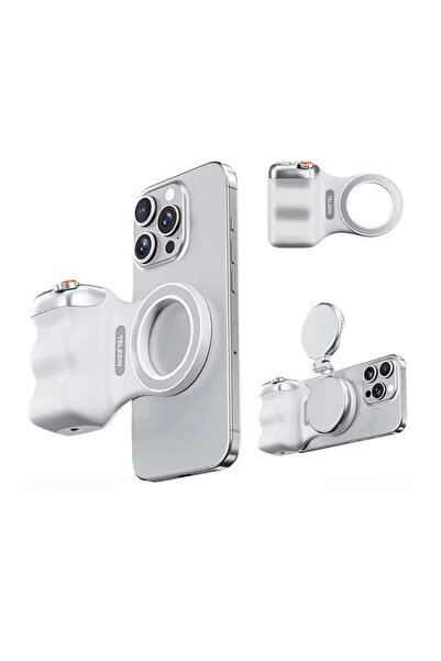 TELESIN Creator Kit – Magnetic Phone Camera Grip with C03 Selfie Light White