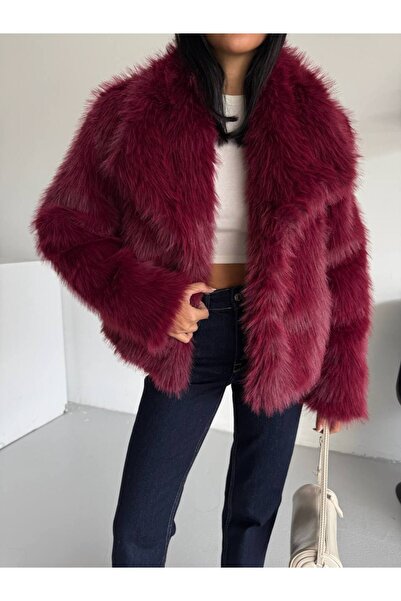 Secret Passion Lingerie New Season Shawl Collar Women's Plush Fur Coat 52109001