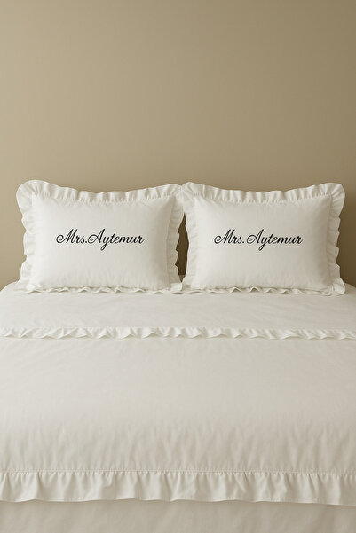 GULDESIGN Μαξιλάρι Ζευγάρι με Κεντημένο Όνομα |   Μαξιλάρι προίκας |   Διακοσ...