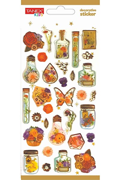 Tanex Decorative Sticker-24 Puffy Etiketi TNX-5023