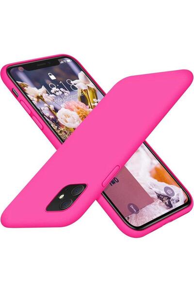 StarMobile Husă din silicon catifelat cu interior din microfibră, fuchsia App...