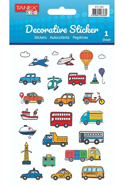 Tanex Ulaşım Araçları Laklı Etiket STL-102