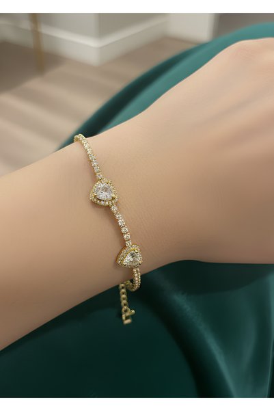 BANEDETTA Zircon Stone Heart Steel Bracelet New Season Trend