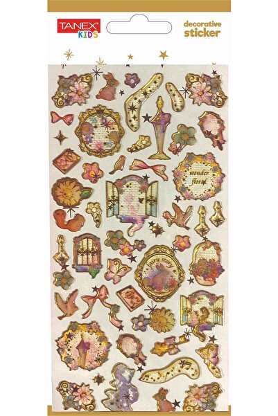 Tanex Decorative Sticker-22 Puffy Etiketi TNX-5021