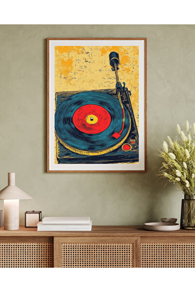 woodhomeworks Tek Parça Salon Ofis Dekor Tablo Vrynt