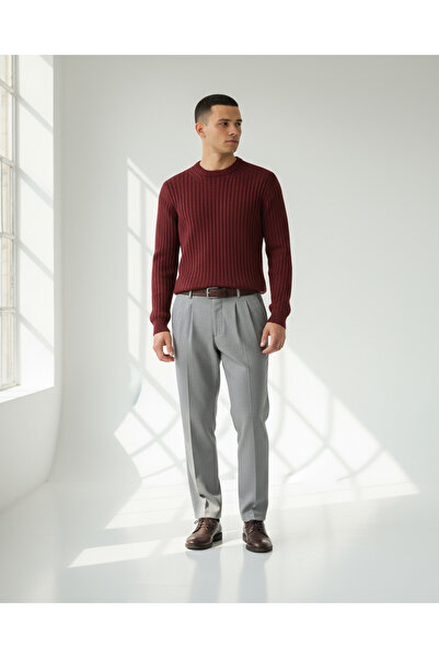 WELLSWEAR WELLS Baggy Fit Kumaş Pantolon – Gri