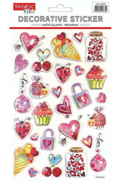 Tanex ملصق منتفخ من سلسلة القلب TNX-25373