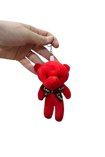 Butik Center Cute Plush Teddy Bear Keychain – Wedding and Gift Ornament (Mixed Colors)
