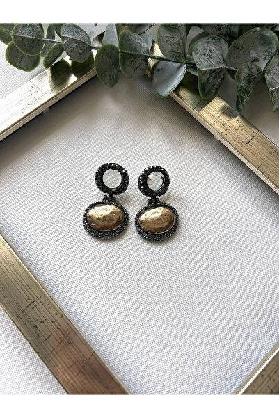 Lavin Accessoriess علامة تجارية نموذج حلق مفصل بالحجر