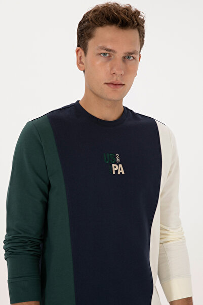 U.S. Polo Assn. Erkek Açık Lacivert Sweatshirt 50316379-VR059