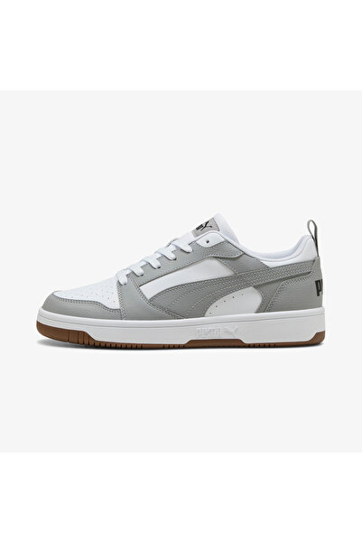 Puma Rebound v6 Low Unisex Gri Spor Ayakkabı