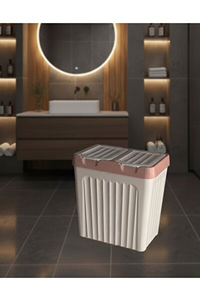 FİORA 80 LT. ÇİFT BÖLMELİ KİRLİ ÇAMAŞIR SEPETİ