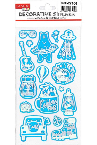 Tanex سلسلة شخصيات الدب الفضائي اللامع المنتفخة TNX-27106