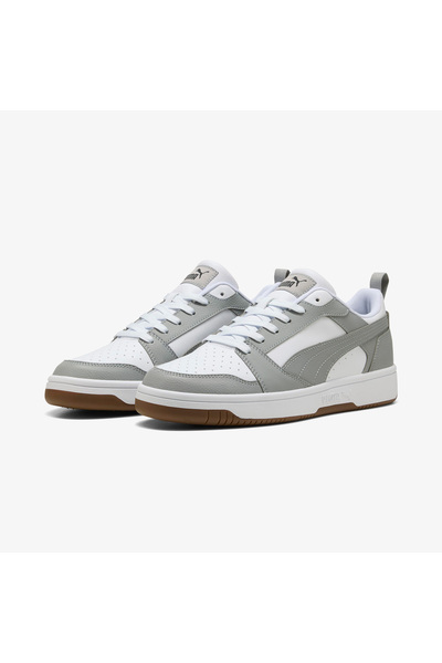 Puma Rebound v6 Low Unisex Gri Spor Ayakkabı