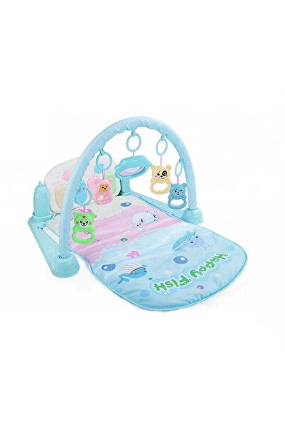 buz Centru de activități, covoraș de joacă multifuncțional, 4 în 1, cu lumini...