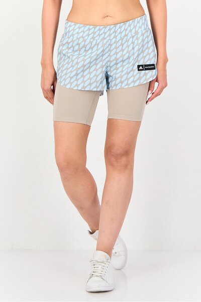 adidas x Marimekko Women Sportswear Fit 2-in-1 Running Shorts, Multicolor