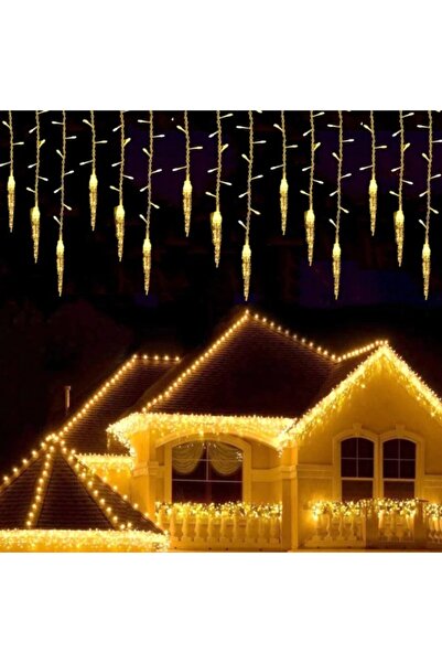 buz Cortină luminoasă de Crăciun - țurțuri/sloi de gheață, interconectabilă, ...