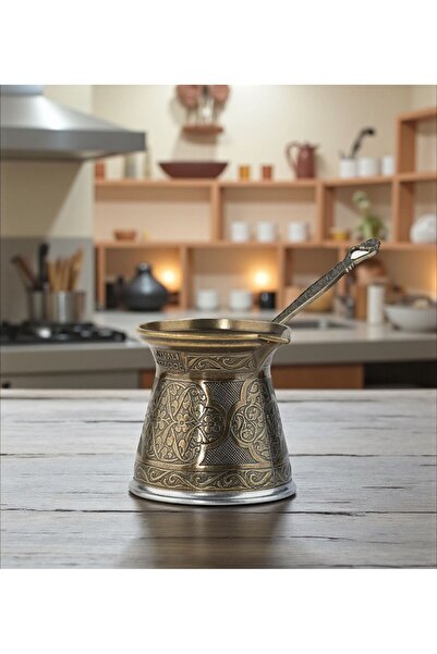 cezpot Classic 3-Piece Cast Iron Coffee Pot Set for 5, 6, 7 People - Compatible with Induction Cookers