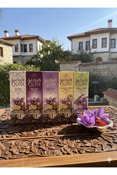 Safran Çiçeği Kolonyaları 200 ml Safran Çiçeği Safran-Mor Safran-İlk Hasat-Lo...