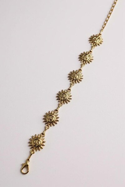 Gesa Women's Gold Chain Belt Waist Belt Dress Belt Coat Belt