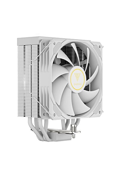 gamdias BOREAS E2-41D WH CPU Cooler - White, 120mm Fan, Digital Temp Display