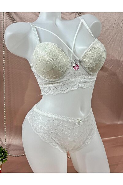 DEFORA Padded Lace Bra Set