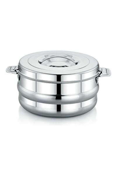 Generic Royalford Galaxy Double Wall SS Hot Pot Silver