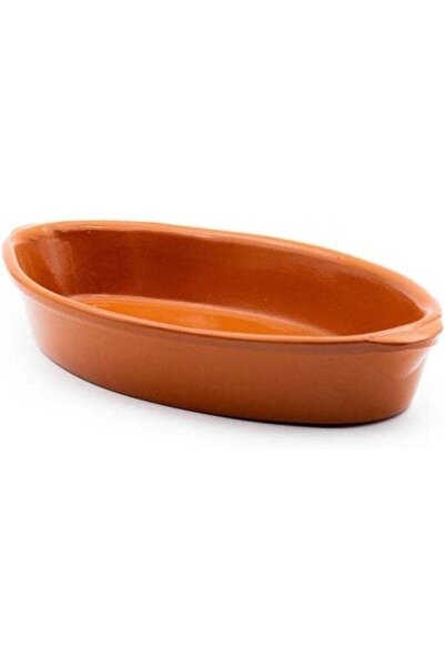 Generic Corzana Terracotta Clay 602 OVAL SPLIT NÂº. 2 37cm x 22cm Weight: 1.60kg