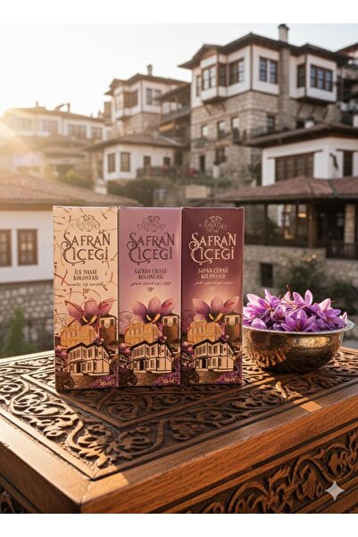 Safran Çiçeği Kolonyaları 150 ml Safran Çiçeği Safran-Mor Safran-İlk Hasat Ko...