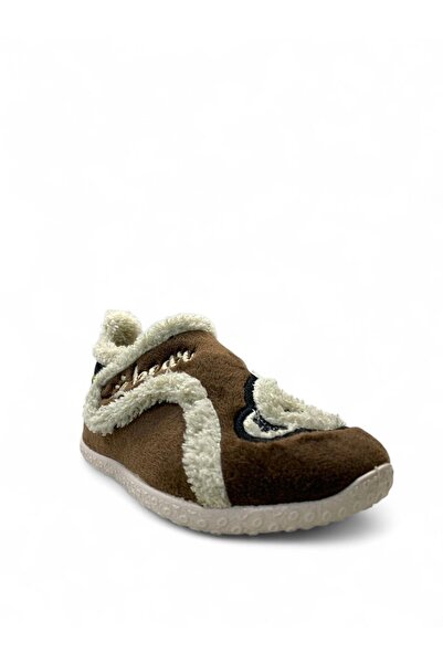 Tuğba Ortopedi 3460 Леки и гъвкави момчешки пантофки в цвят кафе за предучилищна възраст