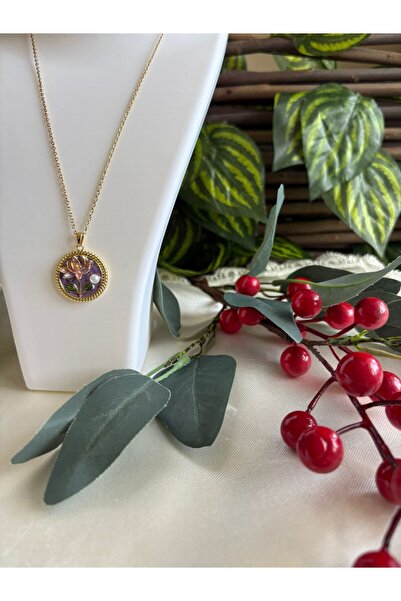 PINARIN TAKI DÜNYASI AKSESUAR قلادة من الفولاذ 316L - قلادة نسائية على شكل زه...