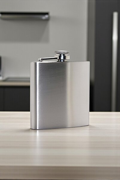 HEDİYE FİKRİ Stainless Steel Pocket Flask 5 oz (147 ml) – Durable and Stylish Design