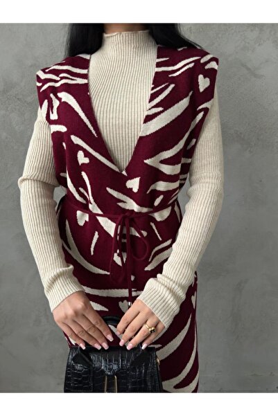 GİYSİ DÜNYASI 57 Triko Clothes Suit Sweater 2 Piece Set