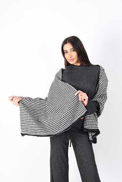 Ş&A BOUTIQE Stylish Use Cotton Polyester Shawl-Grey