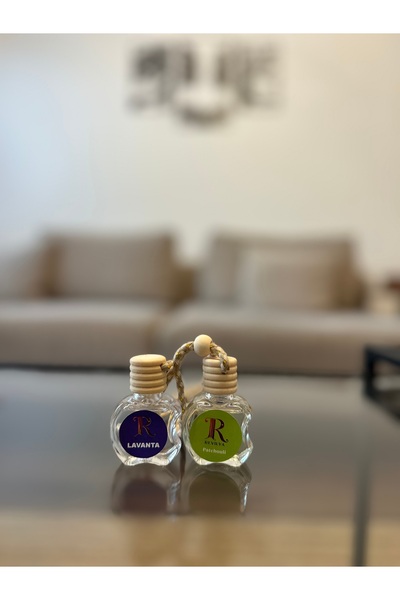 Revilya Lavanta & Paçuli 2’li Araç Kokusu 8 ml – Kalıcı Oto Parfümü Cam Şişe ...
