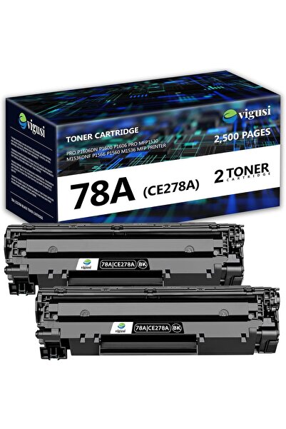 HP 78A Toner with P1606dn P1606 P1600 M1536dnf P1606 P1566 MFP Printer, CE278A Toner [2,500 Pages]