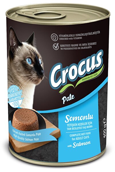 Crocus ZENGEMTR Yetişkin Somonlu Pate Yaş (00051) Mama 400g