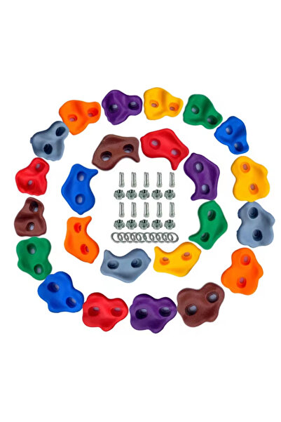 buz Children's Climbing Holds Set, 10 Pieces, Outdoor