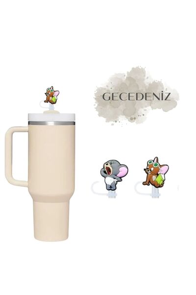 GECEDENİZ Termos Uyumlu Pipet Tıpası Jerry