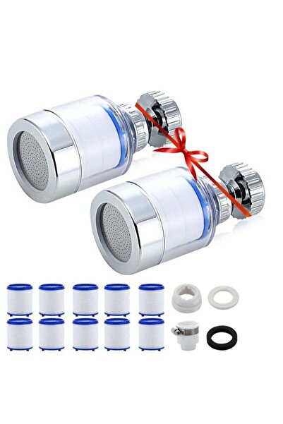 Generic 360 Degrees Design - The water filter for sinks is easy to install and can rotate, ensuring powerfu