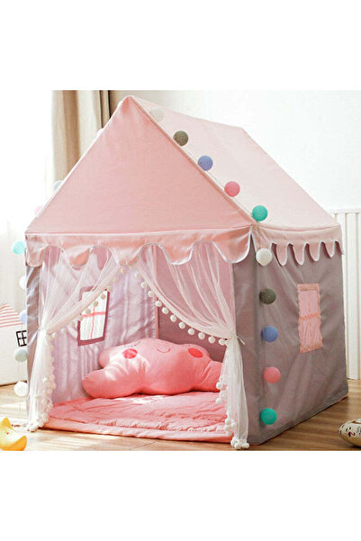 buz Children's play tent playhouse for kids, pink, 145 x 90 x 124 cm