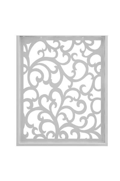 buz Μεταλλικά Πόδια Τραπεζιού, Σετ 2 τεμαχίων (ΛΕΥΚΟ), 60 x 71.8 x 60 εκ.