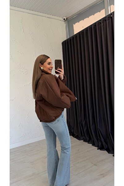 elif teke Viral Puf Mont Brown