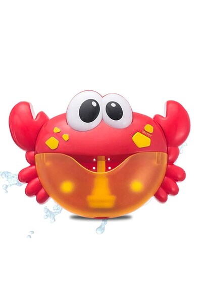buz Musical bath toy - interactive crab (soap bubbles, suction cups), red, 18+ months