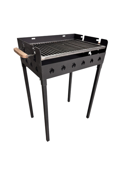 buz Grătar de grădină cu bare rotunde din oțel - personalizabil, reglabil 65 ...