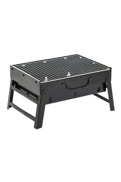 Generic شواية شواء داخلية وخارجية سوداء 36x29x6.8 سم