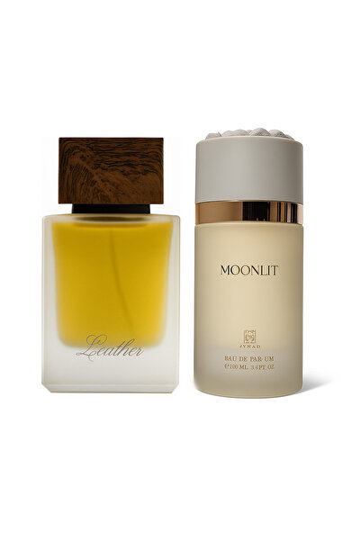 Ahmed Al Maghribi Leather & Moonlit Perfume Combo – Premium Unisex EDP Set
